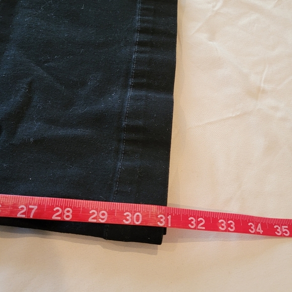 La Joie Wide Leg Black Denim Jeans Size 8 - Picture 6 of 6